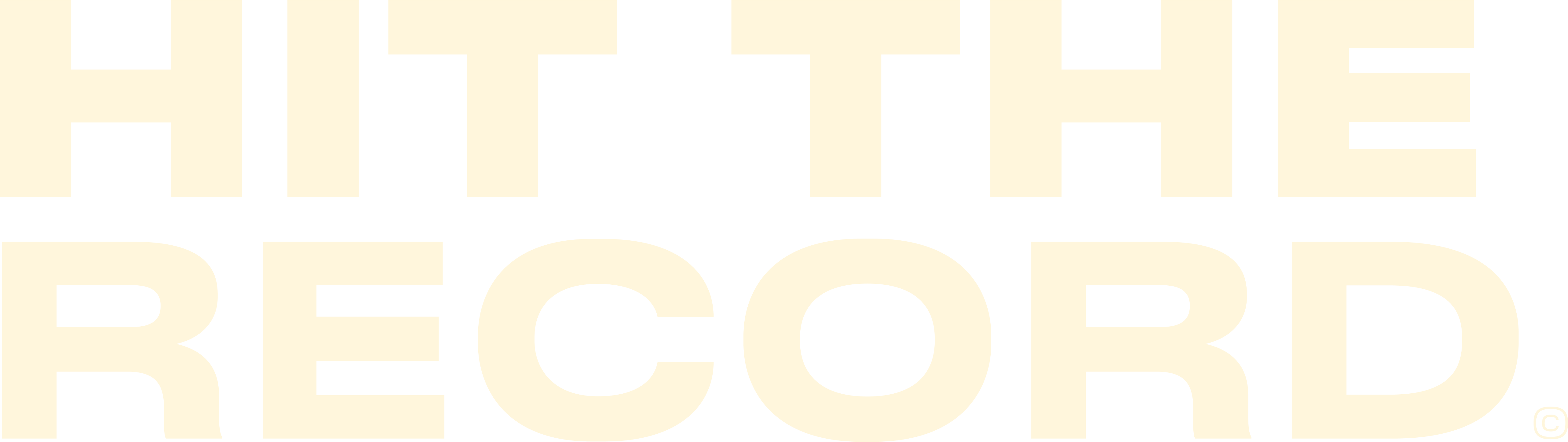 Hit The Record
